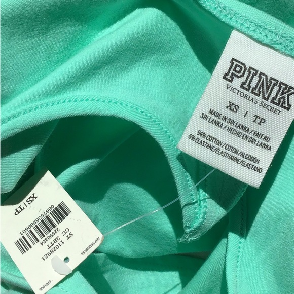 PINK heart cutout top - brand new crop complete with dog stitching - Picture 7 of 9